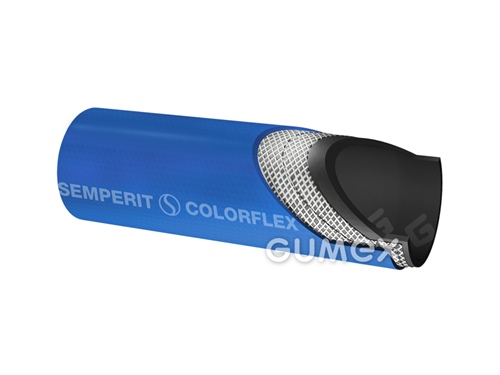 Tlaková hadice na vodu a vzduch COLORFLEX BLUE, 13/21mm, 20bar, EPDM, -40°C/+120°C (max. 100°C pro kapaliny v uzavřených systémech), modrá